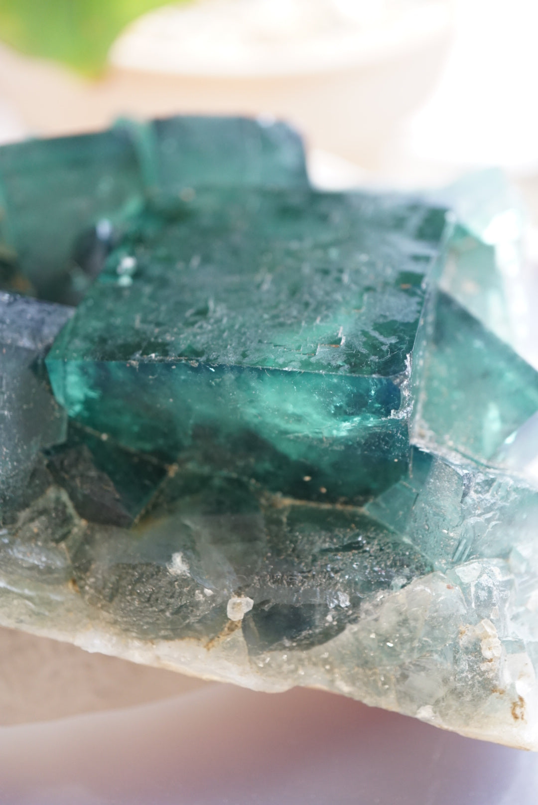 馬達加斯加日光綠螢石原石 Raw Madagascar Green Fluorite