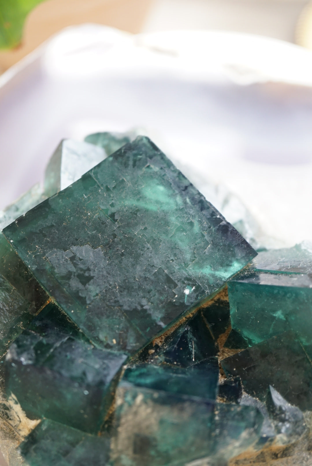 馬達加斯加日光綠螢石原石 Raw Madagascar Green Fluorite