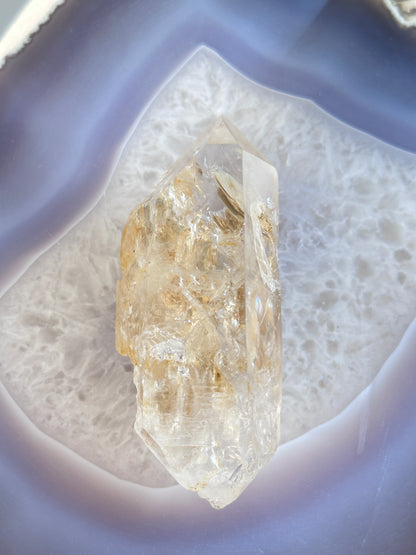巴基斯坦黃泥骸骨雙尖 Pakistan Fenster Quartz Double Terminate (DT) - ART OF GEM 