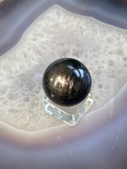金運石球Hypersthene Sphere - ART OF GEM 