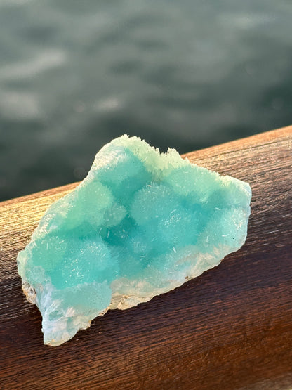 藍霰石/ 藍文石原石 Raw Blue Aragonite - ART OF GEM 