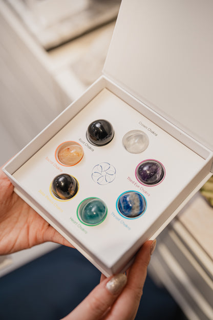 七輪水晶收藏盒 Seven Chakra Crystal Set - ART OF GEM 