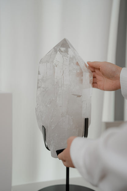 [NFS 非賣品] 8KG 巨型收藏級印度喜馬拉雅白水晶 Giant India Himalayan White Quartz - ART OF GEM 