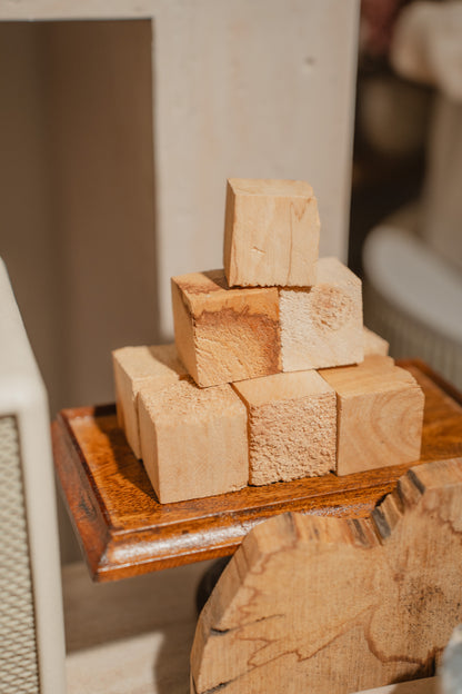 Bowls that sing 秘魯聖木方塊 Palo Santo Cube from Peru - ART OF GEM 