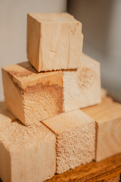 Bowls that sing 秘魯聖木方塊 Palo Santo Cube from Peru - ART OF GEM 