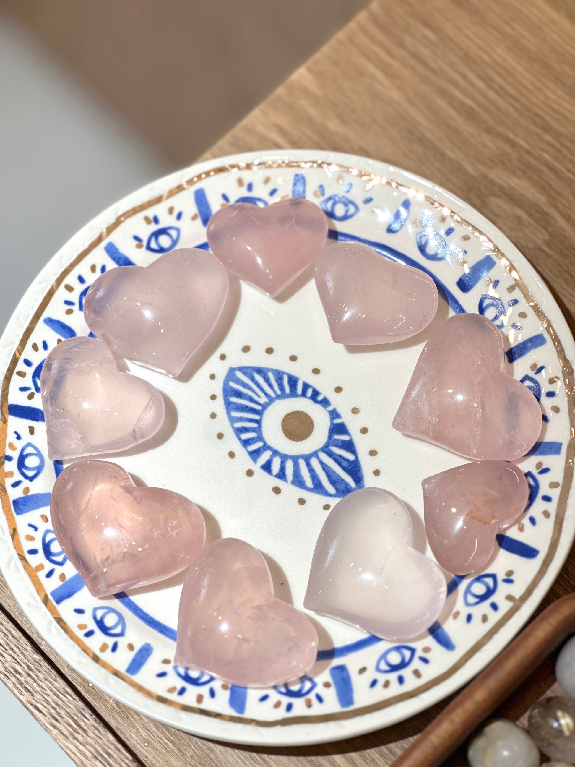 莫桑比亞粉晶心心 Mozambique Rose Quartz Heart - ART OF GEM 