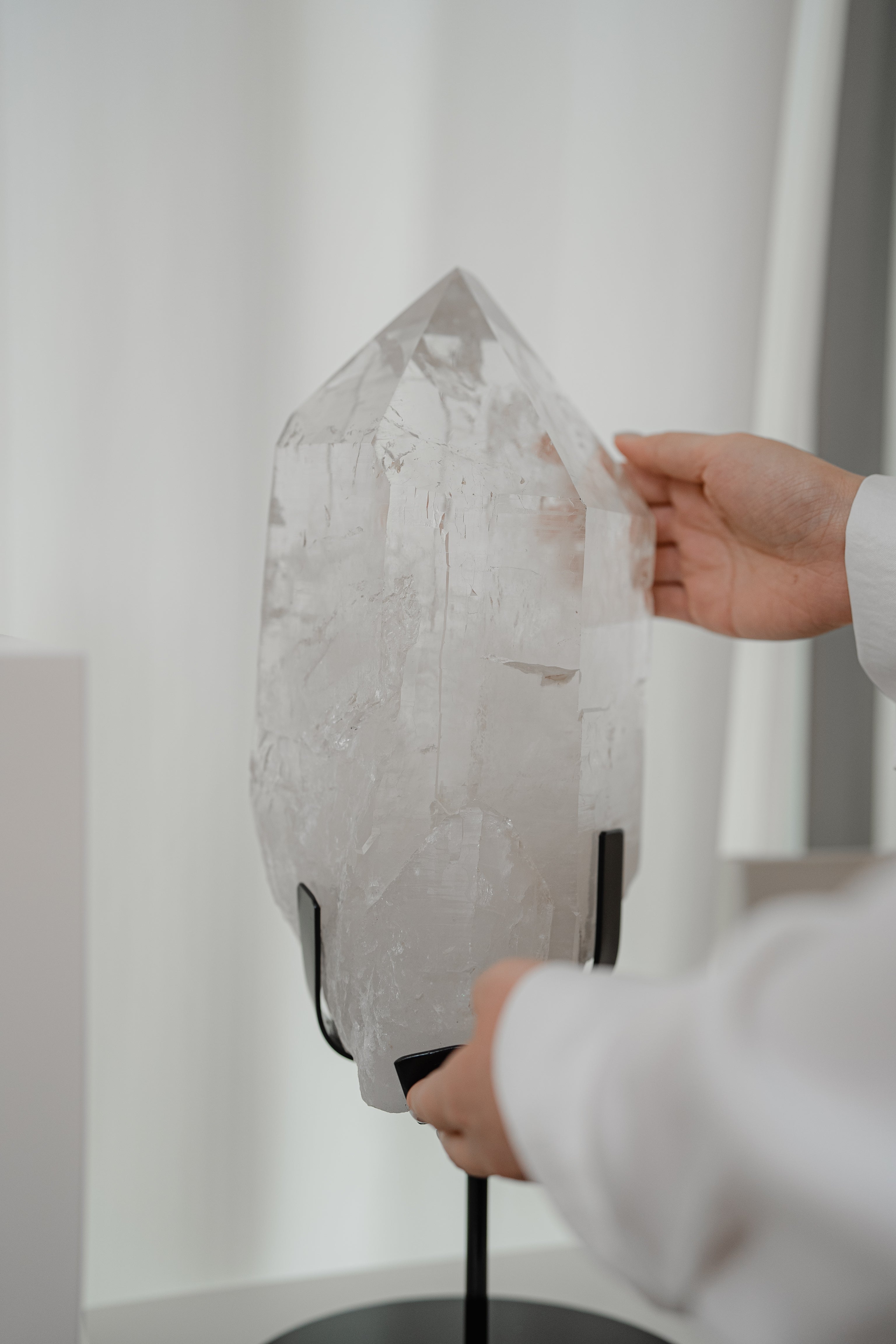 [NFS 非賣品] 8KG 巨型收藏級印度喜馬拉雅白水晶 - ART OF GEM 