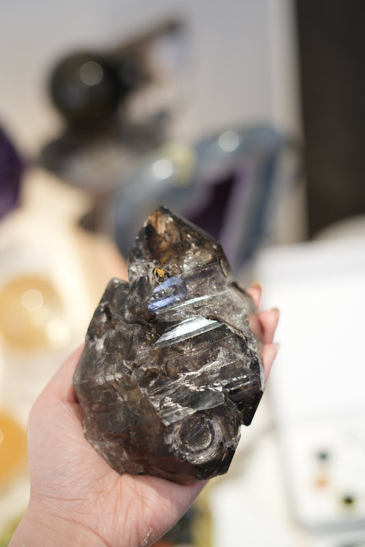 巴基斯坦水膽骸骨水晶 Pakistan Fenster Quartz - ART OF GEM 