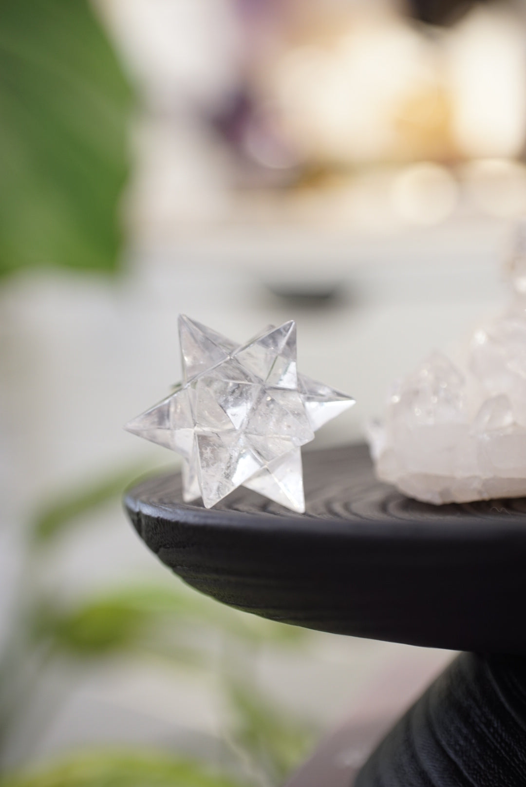 12D 白水晶梅爾卡巴 White Quartz Merkaba - ART OF GEM 