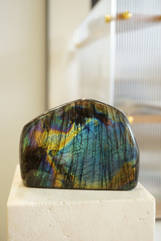 拉長石擺件 Labradorite