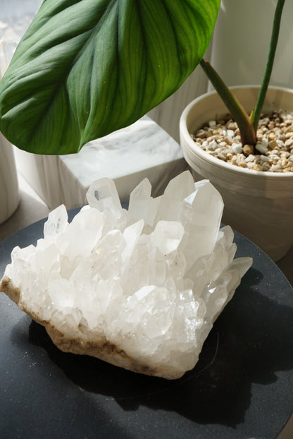 巴西白水晶簇 Brazil White Quartz Cluster - ART OF GEM 