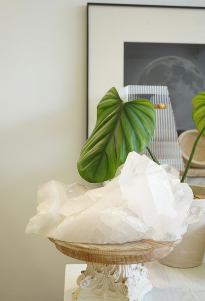 7.1KG 巴西白水晶簇 Brazil White Quartz Cluster - ART OF GEM 
