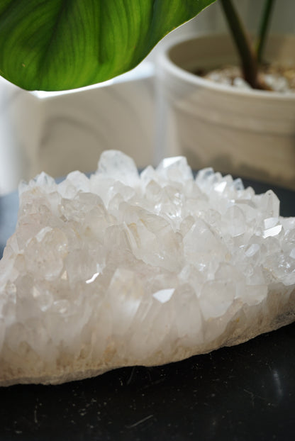 巴西白水晶簇 Brazil White Quartz Cluster - ART OF GEM 