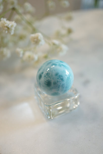 拉利瑪海紋石球 Larimar Sphere - ART OF GEM 