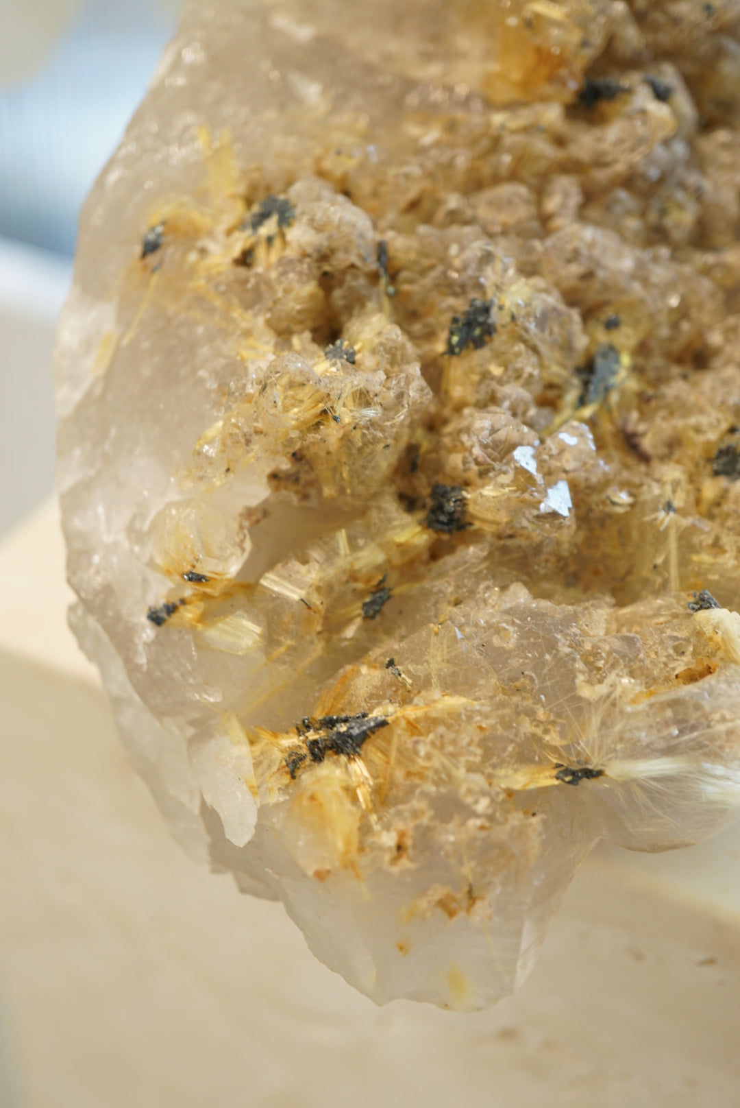 巴西金鈦晶簇 Golden Rutilated Quartz Cluster