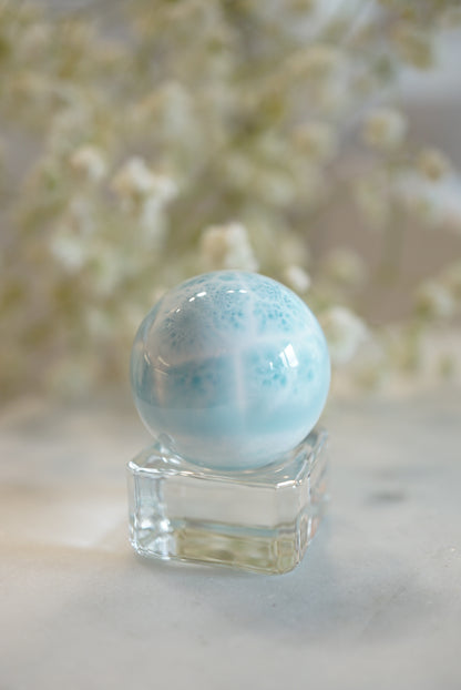 拉利瑪海紋石球 Larimar Sphere - ART OF GEM 