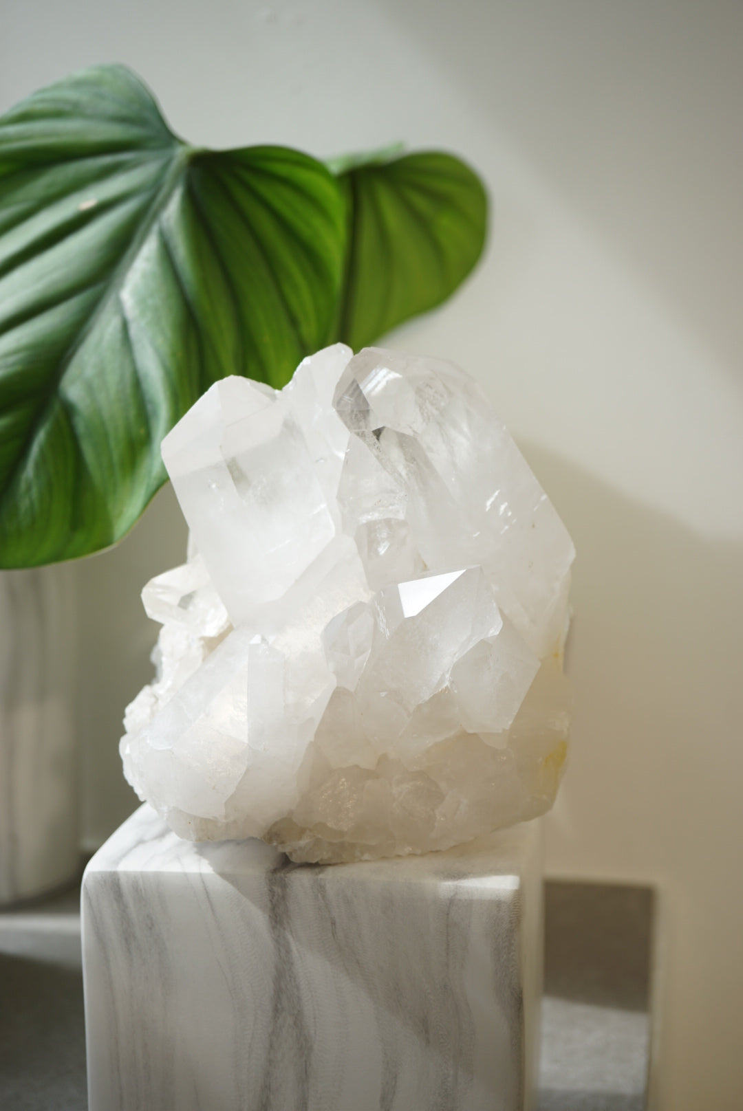 2.5KG 巴西白水晶簇 Brazil White Quartz Cluster