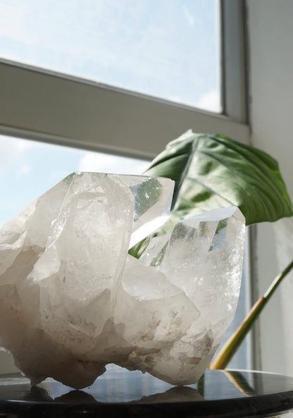 巴西白水晶簇 Brazil White Quartz Cluster - ART OF GEM 