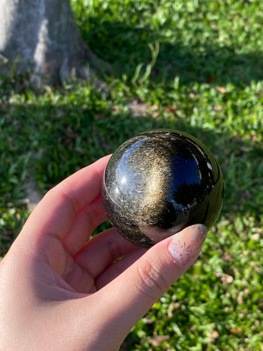 金曜石球Golden Sheen Sphere