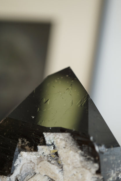 巴西資料庫黑水晶Brazil Black Quartz with Record Keepers - ART OF GEM 