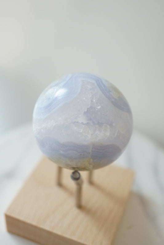 藍紋瑪瑙球 Blue Lace Agate Sphere