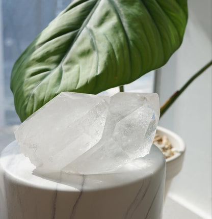 巴西白水晶簇 Brazil White Quartz Cluster - ART OF GEM 