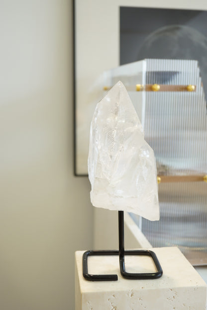 巴西白水晶簇 Brazil White Quartz Cluster - ART OF GEM 