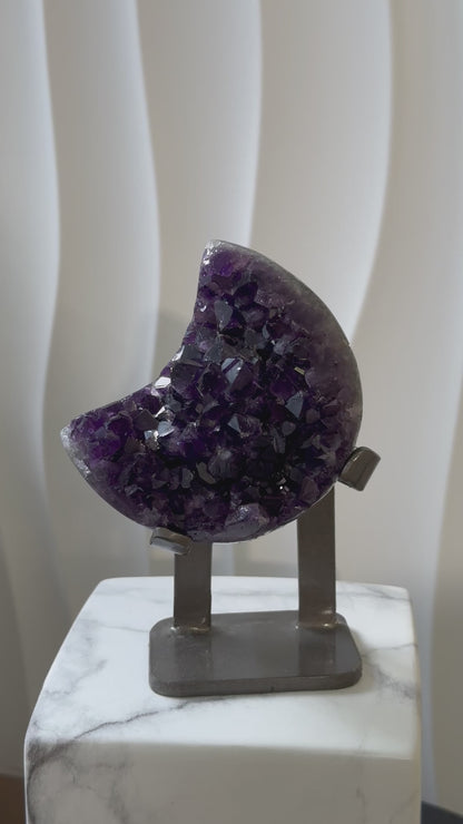 烏拉圭紫水晶月亮Uruguay Amethyst Moon