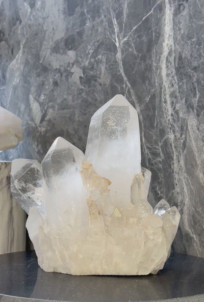 巴西白水晶簇 Brazil White Quartz Cluster