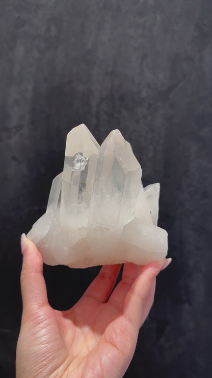 巴西白水晶簇 Brazil White Quartz Cluster