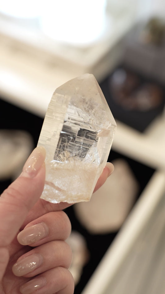 Indian Himalayan white quartz 