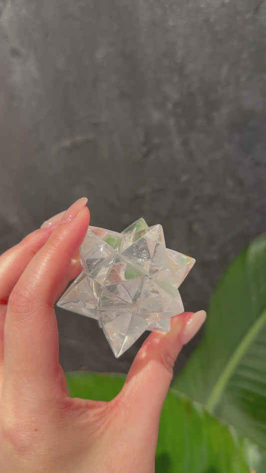 12D 白水晶梅爾卡巴