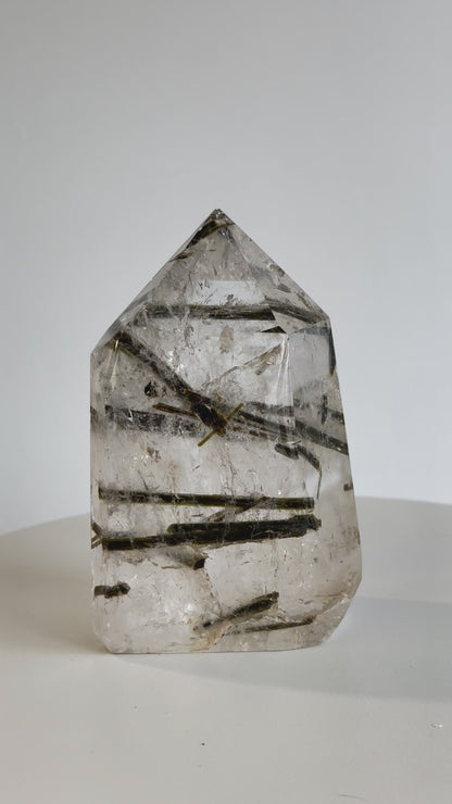巴西綠碧璽柱 Brazil Green Tourmaline Tower