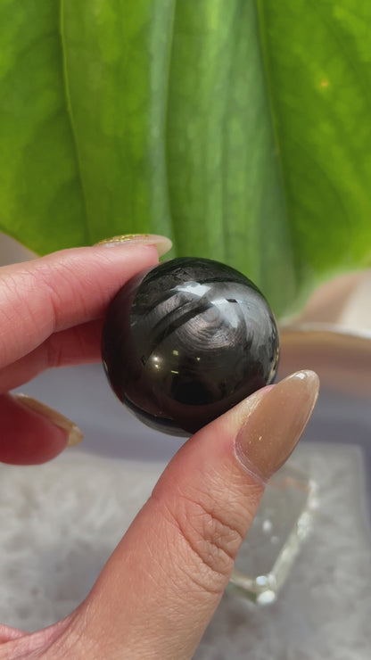 金運石球Hypersthene Sphere
