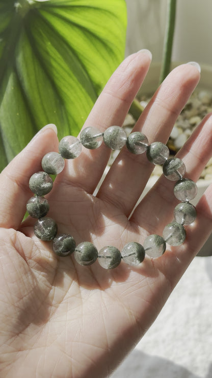 巴西綠幽靈手串 Brazil Green Phantom Bracelet