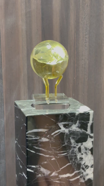 58mm 巴西黃水晶球 Brazil Citrine Sphere