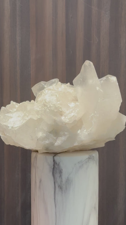 5KG 重量級巴西白水晶簇 Brazil White Quartz Cluster