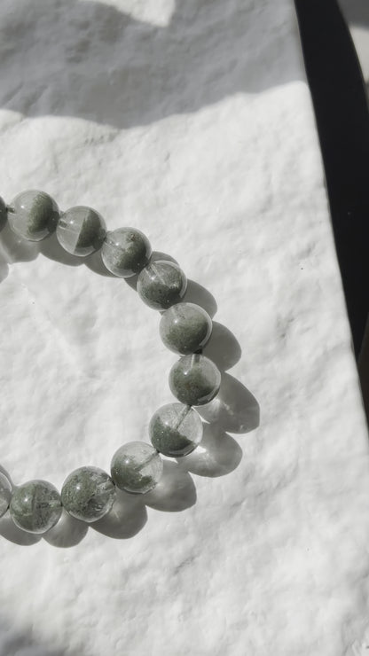 巴西綠幽靈手串 Brazil Green Phantom Bracelet