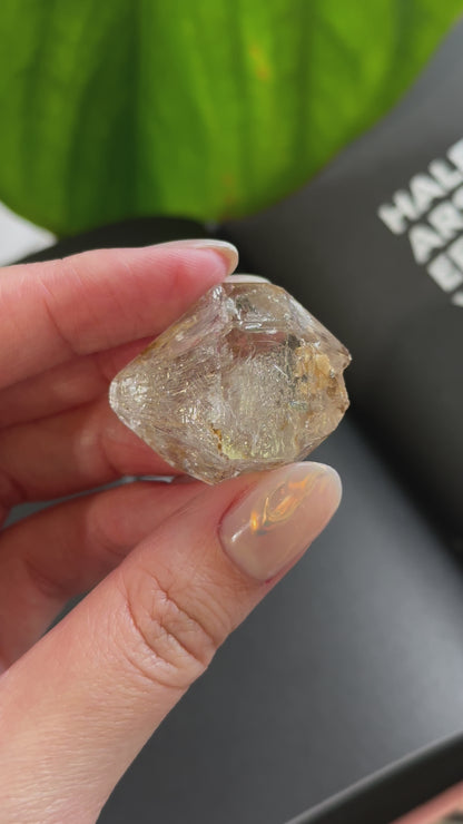 巴基斯坦黃泥骸骨水晶 Pakistan Fenster Quartz