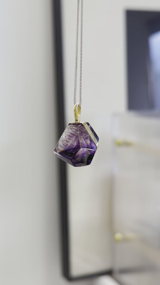 草莓晶紫髮骨幹超級七吊墜