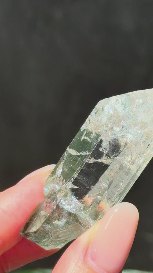 印度喜馬拉雅綠幽靈水晶