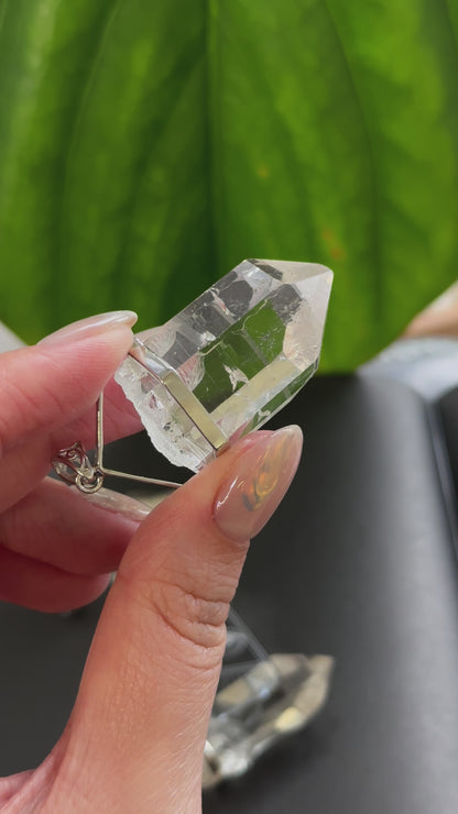 印度喜馬拉雅白水晶吊墜 India Himalayan White Quartz Pendant