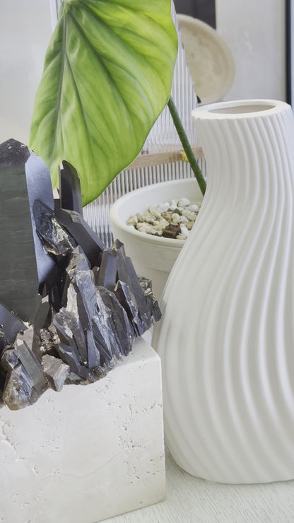 3.8KG黑水晶簇 Black Quartz Cluster