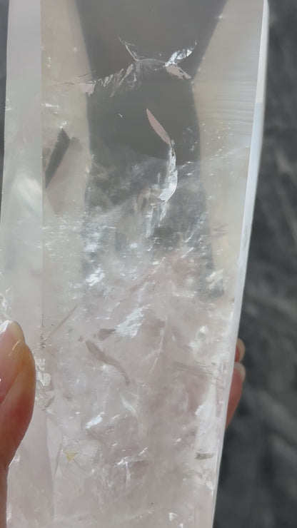 收藏級巴西雷姆尼亞種子白水晶