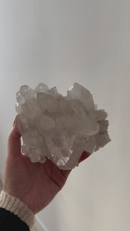 巴西白水晶簇 Brazil White Quartz Cluster