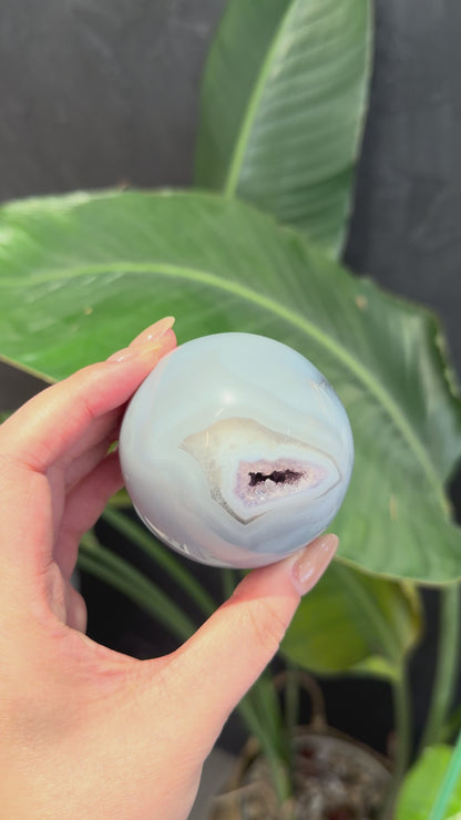 巴西瑪瑙紫晶球