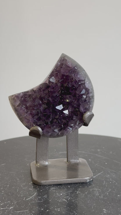 烏拉圭紫水晶月亮Uruguay Amethyst Moon