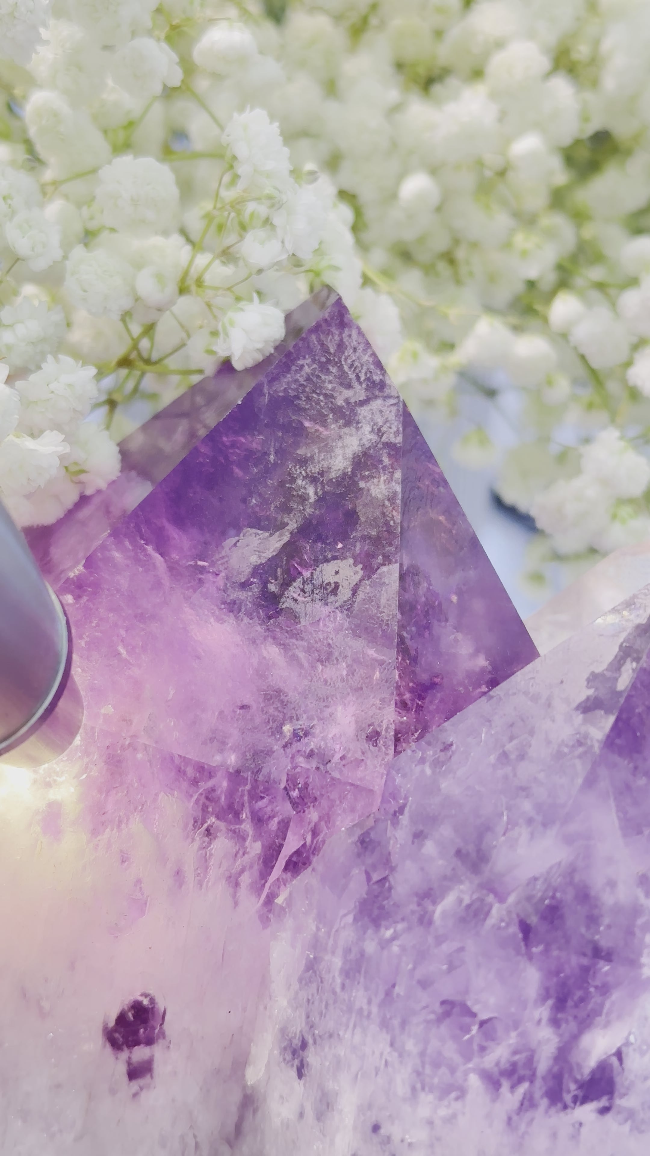 罕見玻利維也雙生紫黃晶簇