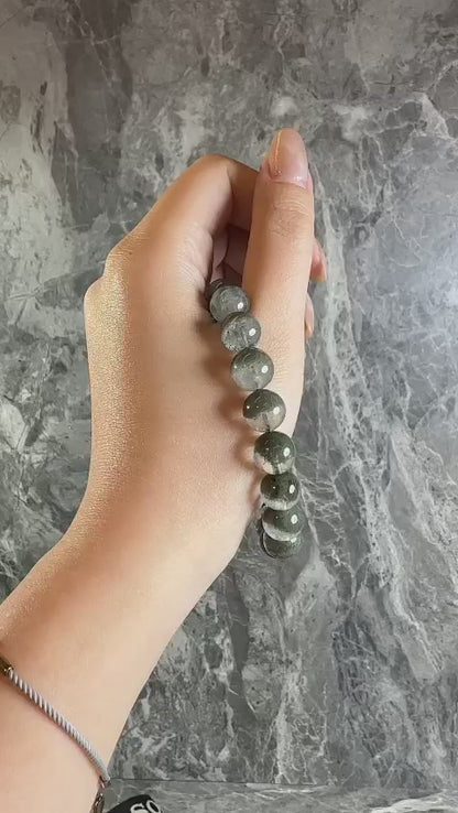 巴西綠幽靈手串 Brazil Green Phantom Bracelet