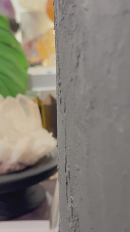 巴西白水晶簇 （帶粉調）𝐖𝐡𝐢𝐭𝐞 𝐐𝐮𝐚𝐫𝐭𝐳 𝐂𝐥𝐮𝐬𝐭𝐞𝐫